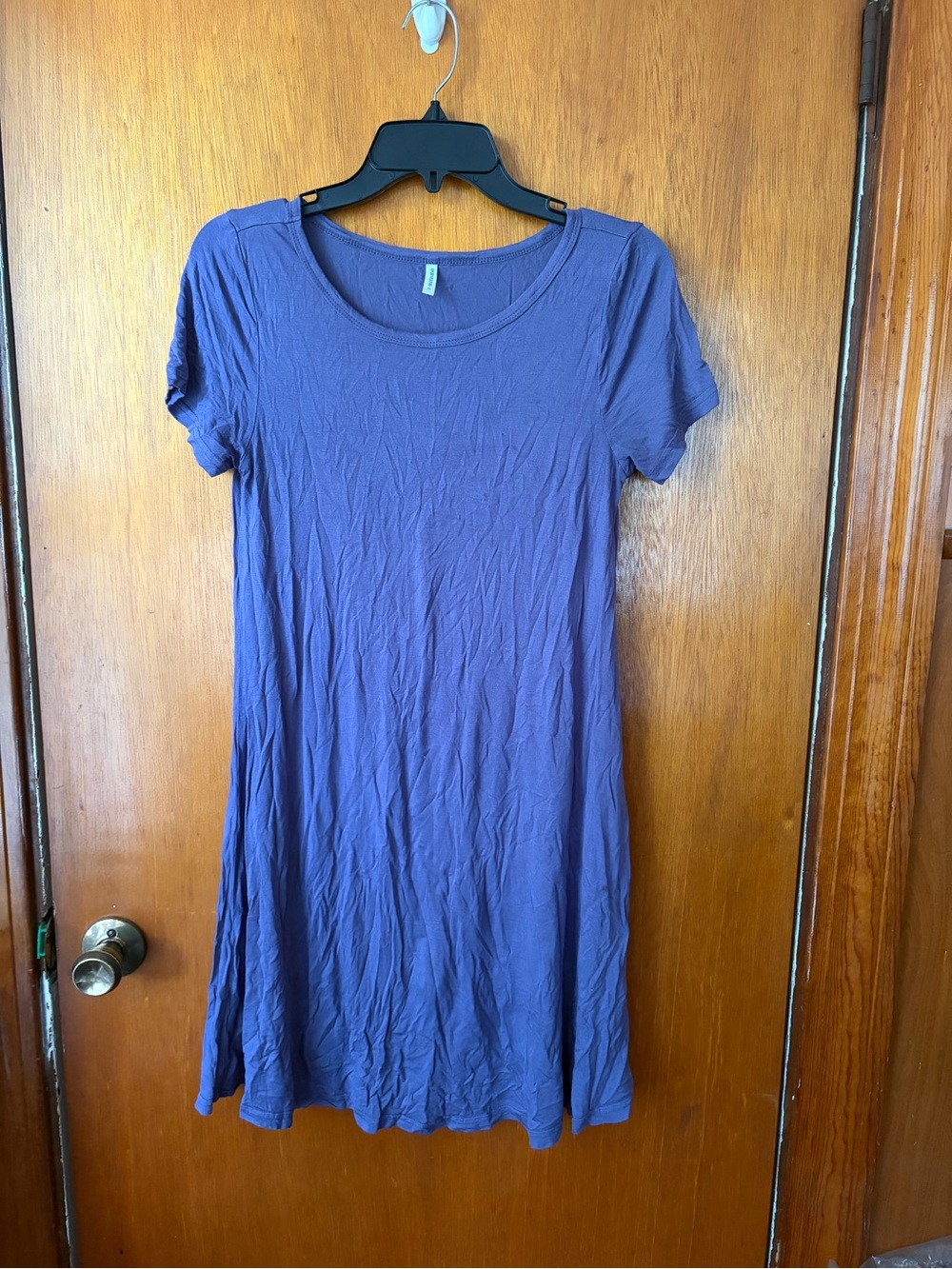 Women's Scoop Neck Short Sleeve Dress